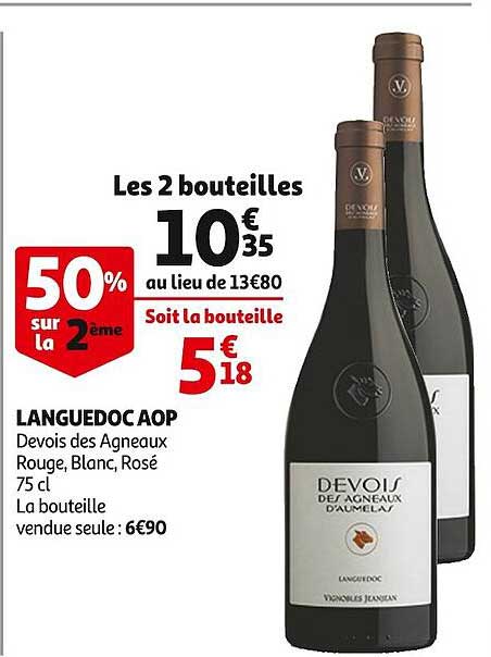 languedoc aop devois des agneaux