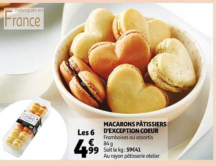 macarons pâtissier d'exception cœur