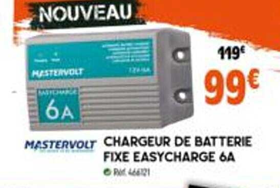 Mastervolt Chargeur De Batterie Fixe Easycharge 6a