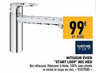 mitigeur évier "start loop" bec med