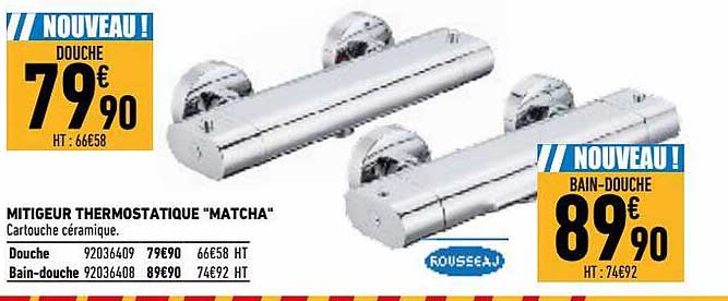 mitigeur thermostatique "matcha"