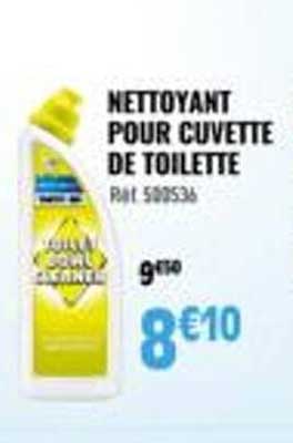 nettoyant pour cuvette de toilette