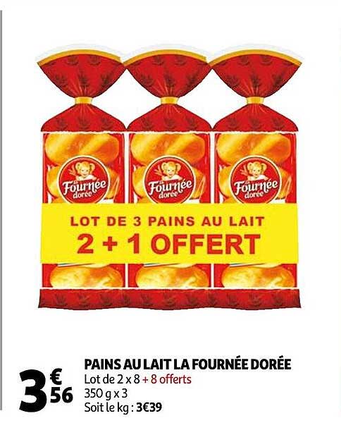 pains au lait la fournée dorée