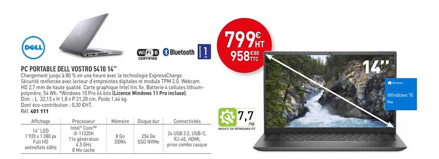 Pc Portable Dell Vostro 5410 14" Dell