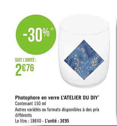Photophore En Verre L'atelier Du Diy