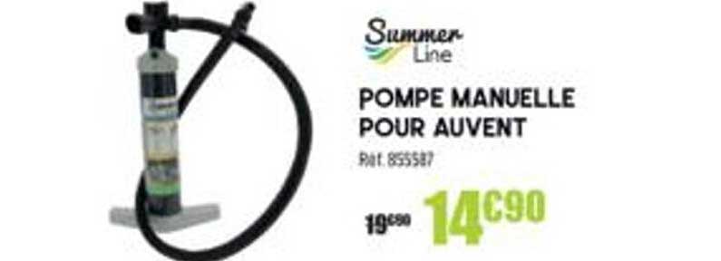 pompe manuelle pour auvent summer line