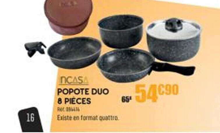 Popote Duo 8 Pièces