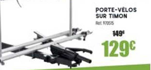 porte-vélos sur timon