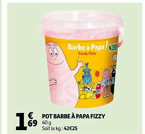 pot barbe à papa fizzy