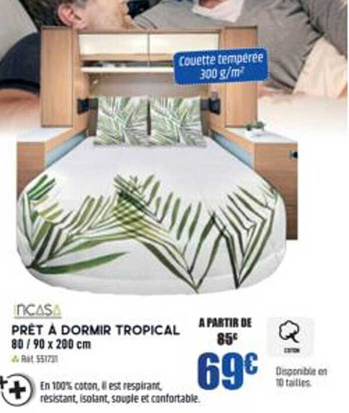 prêt à dormir tropical