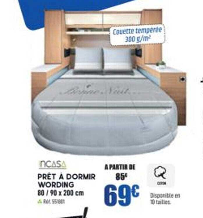 prêt à dormir wording