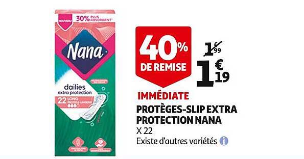 protège-slip extra protection nana