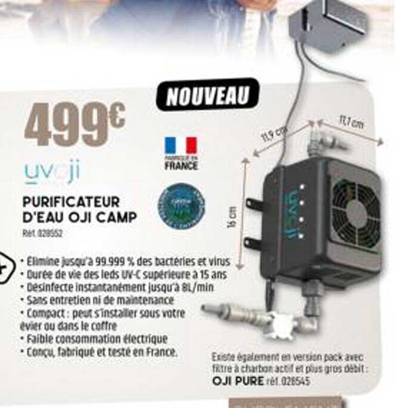 purificateur d'eau oji camp uvoji