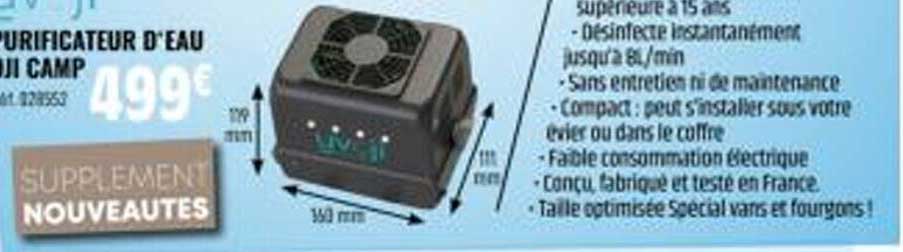 purificateur d'eau oji camp
