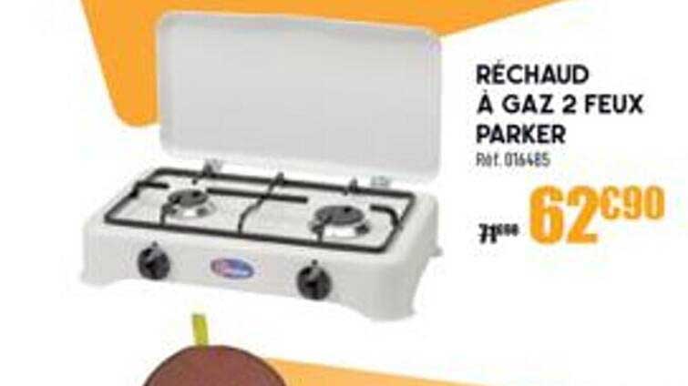 Réchaud à Gaz 2 Feux Parker