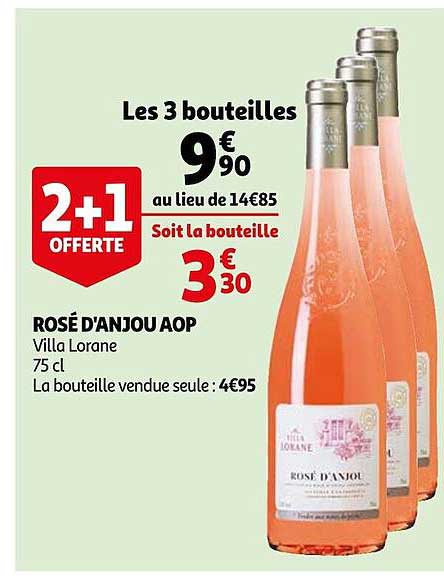 rosé d'anjou aop villa lorane