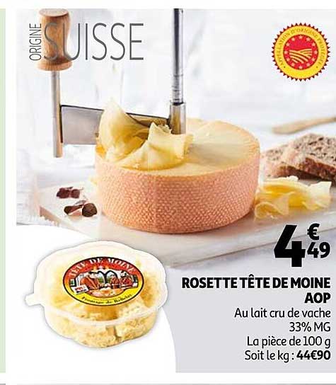 rosette tête de moine aop