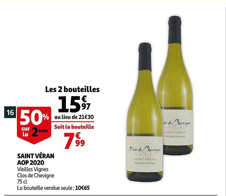 saint véran aop 2020 vieilles vignes clos de chevigne