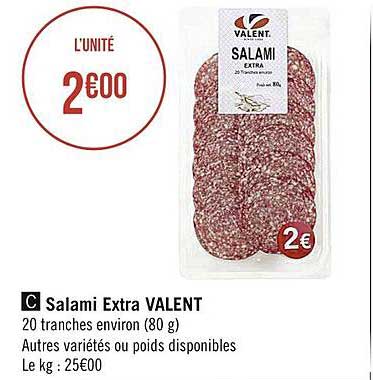 salami extra valent