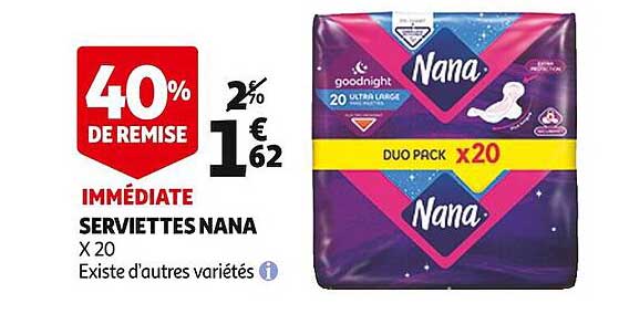 Serviettes Nana
