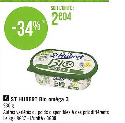 St Hubert Bio Oméga 3
