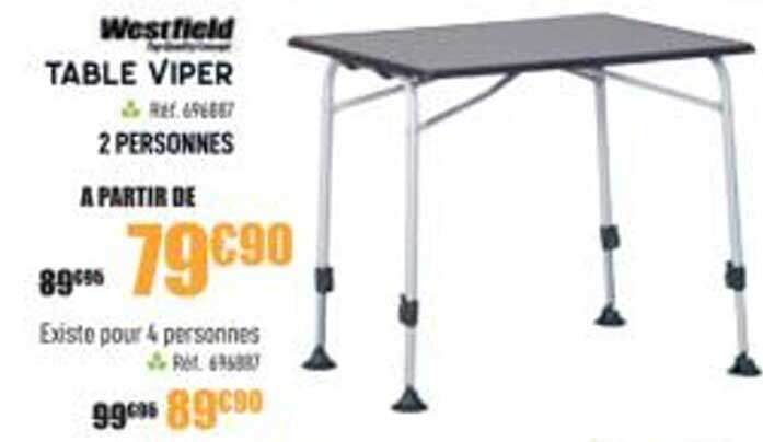 table viper westfield