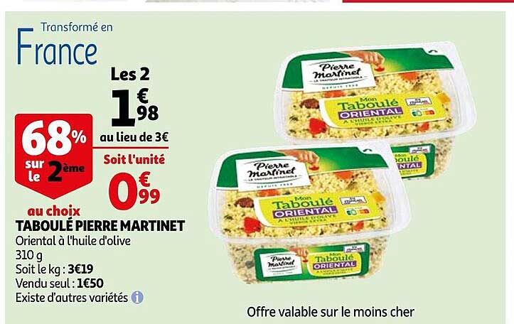 Taboulé Pierre Martinet