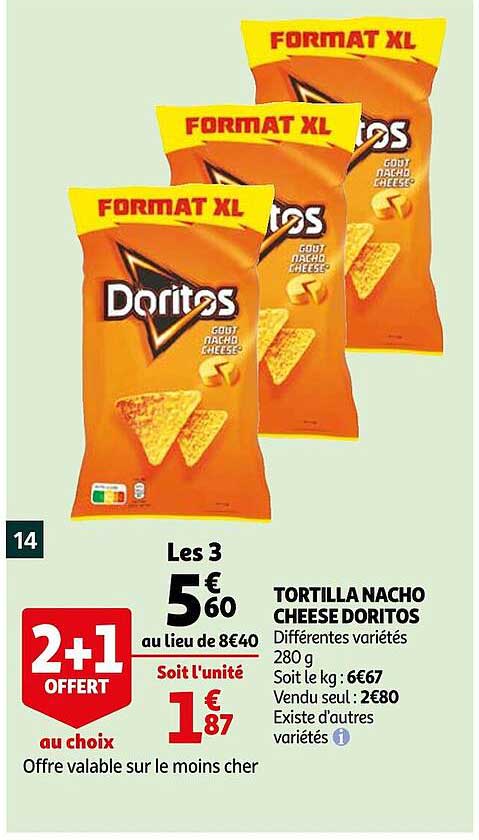 Tortilla Nacho Cheese Doritos