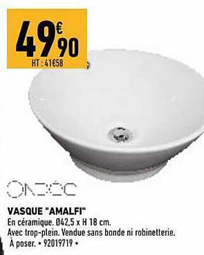 vasque "amalfi" ondoc