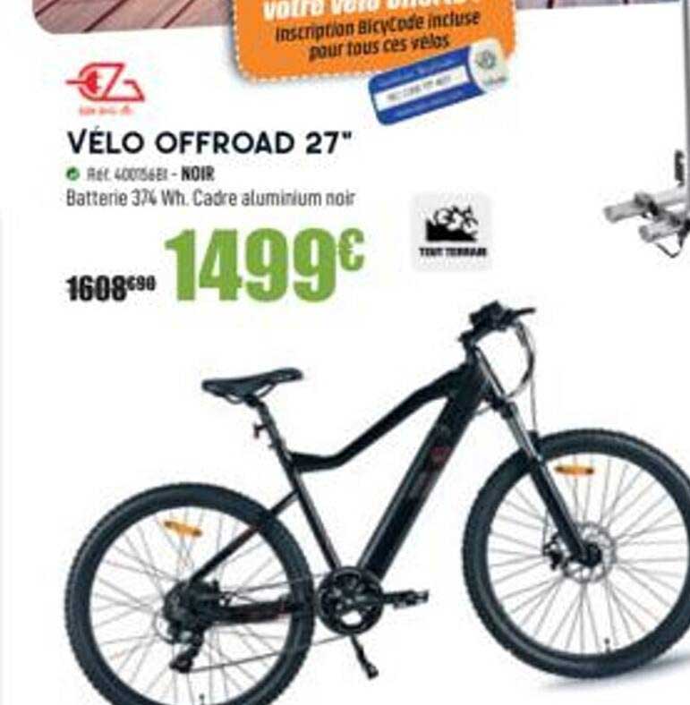 vélo offroad 27"