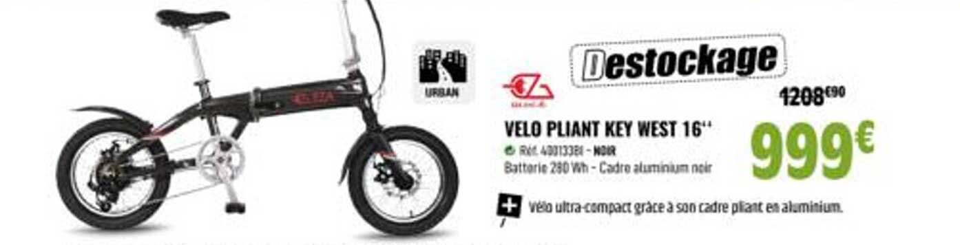 vélo pliant key west 16"