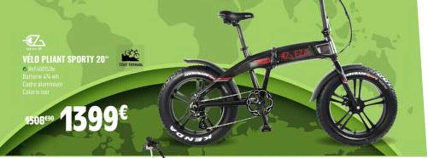 vélo pliant sporty 20"