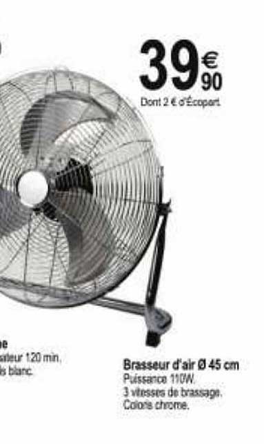 brasseur d'air ø45 cm