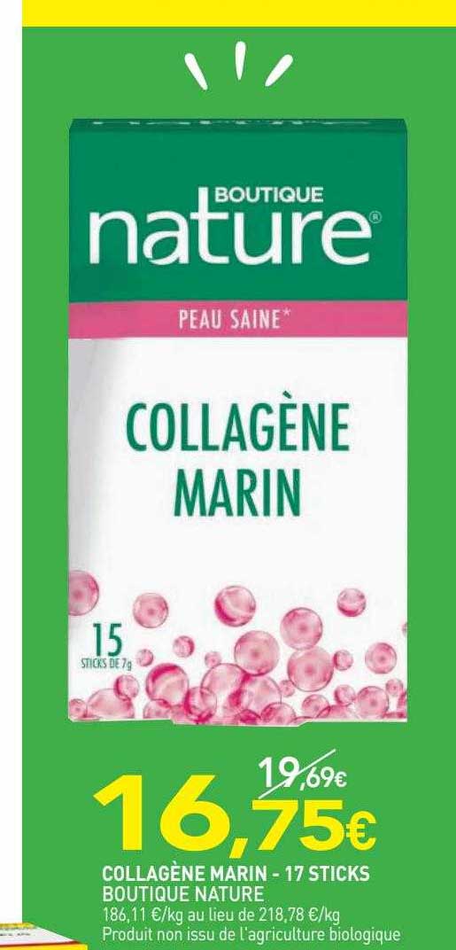collagène marin boutique nature - 17 sticks