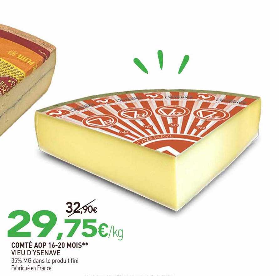 Comté Aop 16-20 Mois Vieu D'ysenave