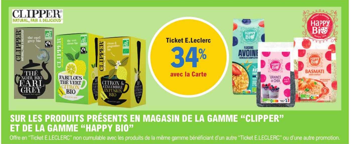 La Gamme "clippzer" Et La Gamme "happy Bio"