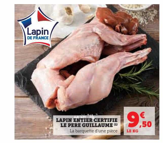 lapin entier certifié le père guillaume