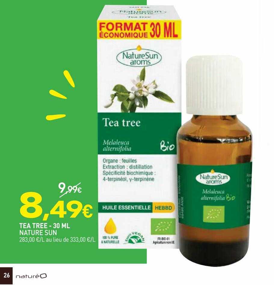 tea tree nature sun - 30ml