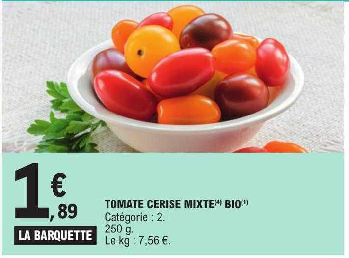 Tomate Cerise Mixte Bio