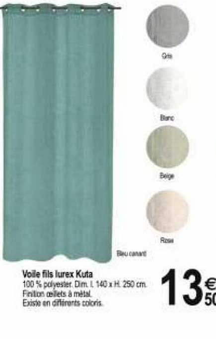 voile fils lurex kuta