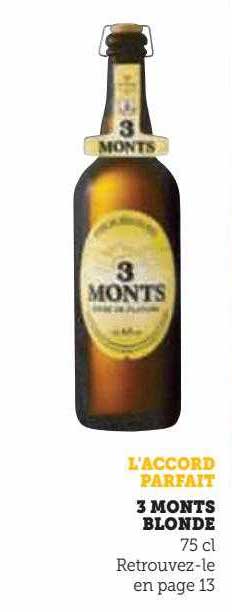 3 monts blonde