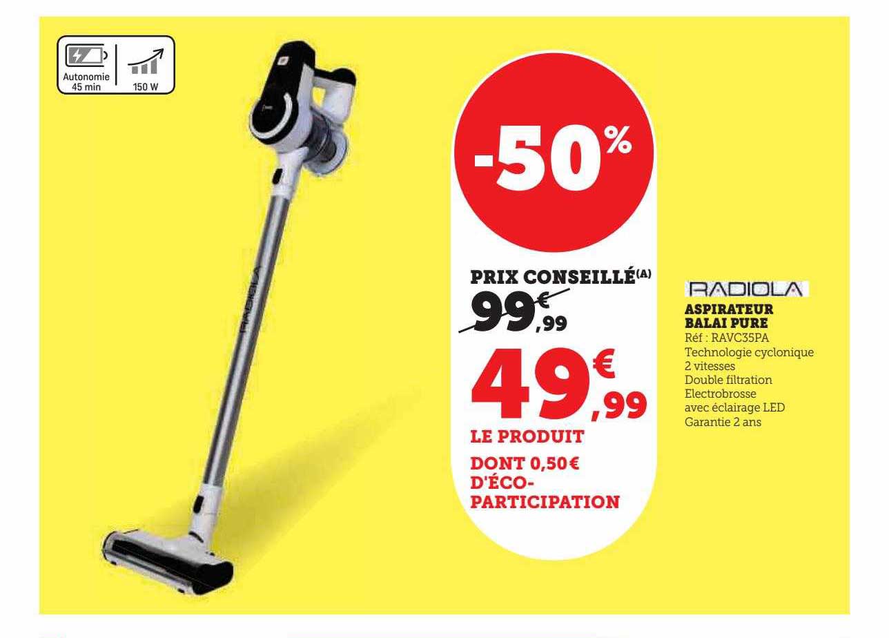 Aspirateur Balai Pure Radiola