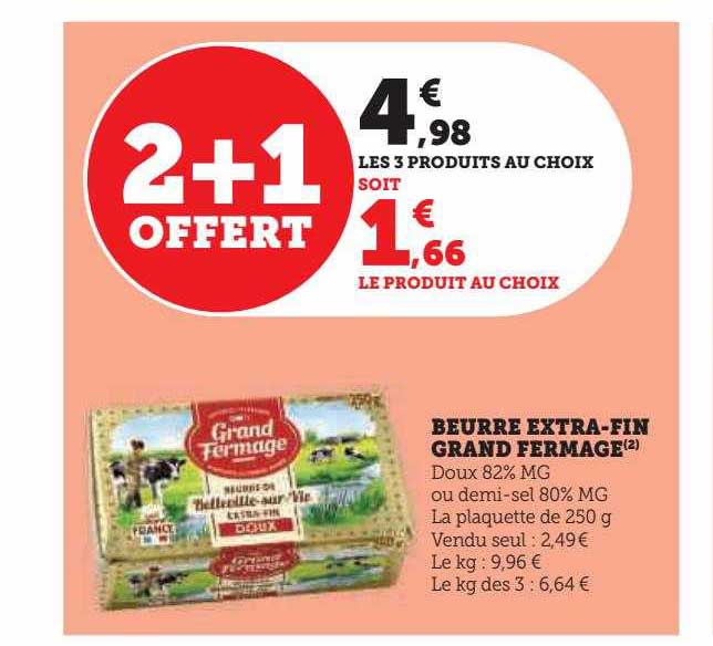 beurre extra-fin grand fermage
