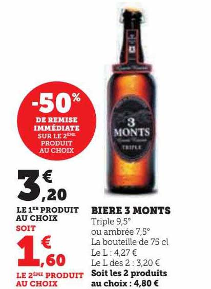 bière 3 monts