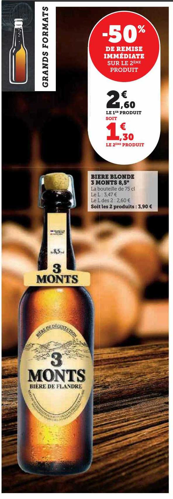 bière blonde 3 monts 8,5°