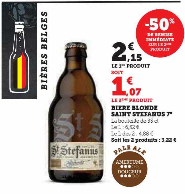 bière blonde saint stefanus 7°