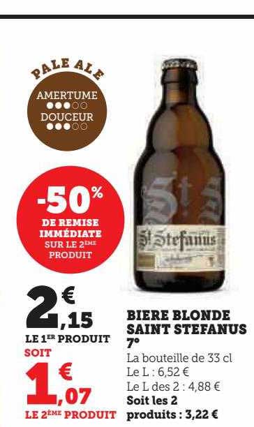 bière blonde saint stefanus