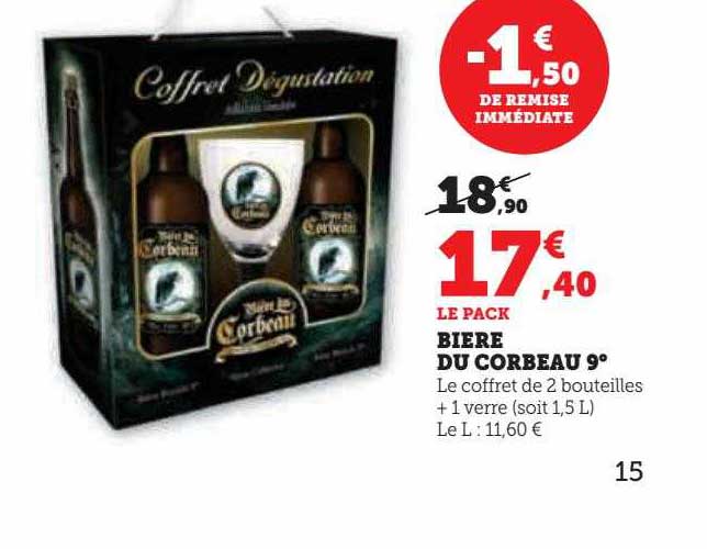 bière du corbeau 9°