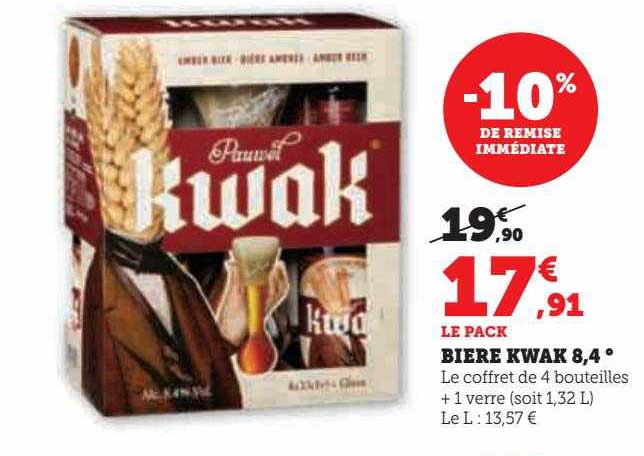 bière kwak 8,4°