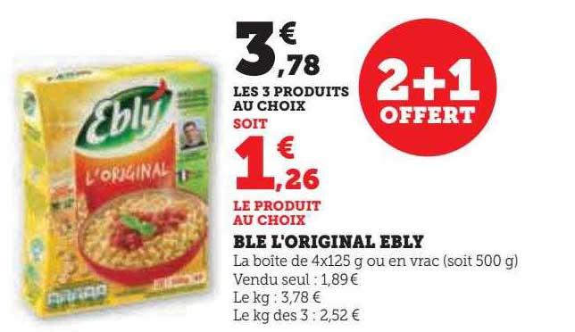 Blé L'original Ebly